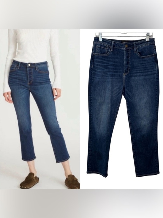 DRIFTWOOD Denim - Driftwood Meg High Rise Straight Crop jeans buttonfly size 25 Anthropologie B7